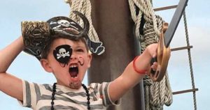 Kids love The Sea Dragon Pirate Ship in Panama City Beach!