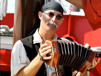 Stash is a crew member of the Pirate Cruise in Panama City Beach